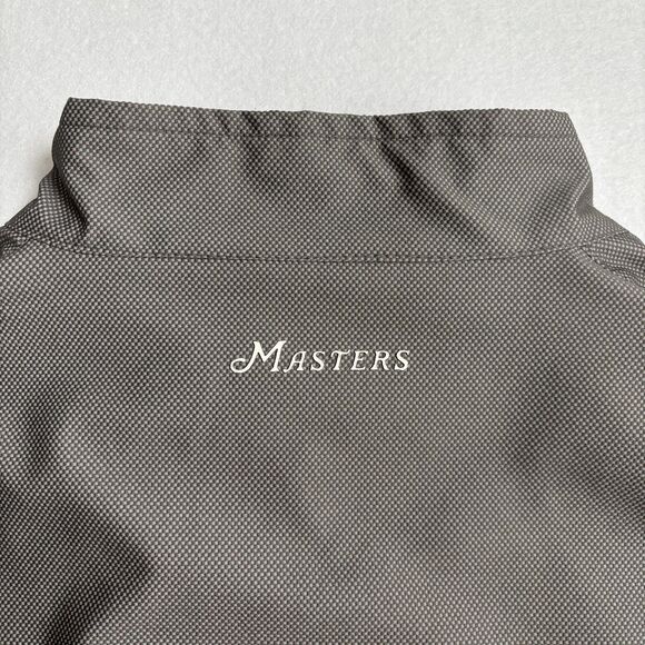 Masters Tournament Pullover 1/4 Zip Jacket Mens L Gray Golf Clubhouse Collection - Picture 6 of 11